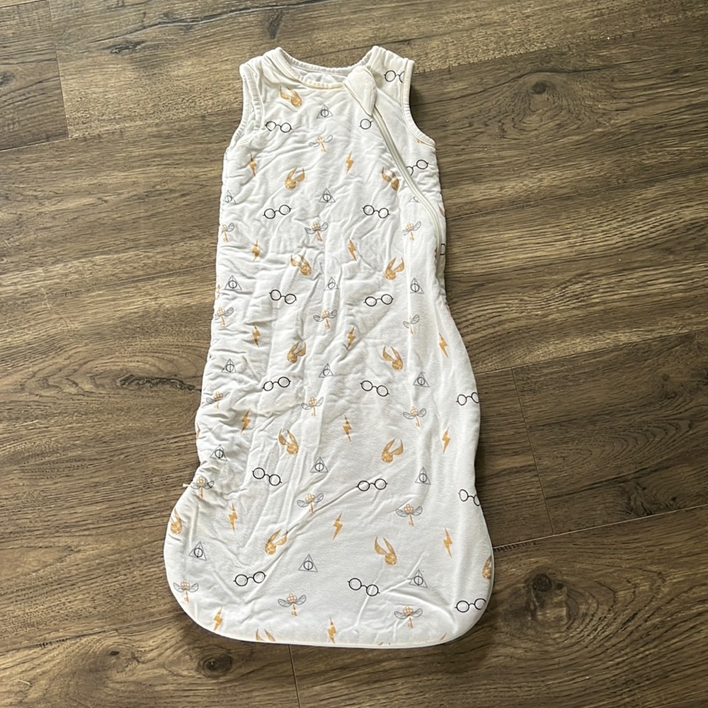 White Harry Potter Kyte Baby sleep sack size small 1.0 tog